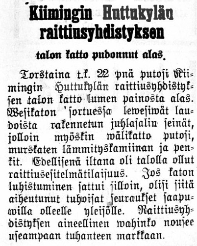 Sanomalehti Kaiku, 28.3.1934